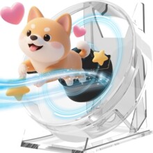 小尺寸桌面款裸眼3D全息风扇屏投影插USB自带音频广告机全球认证