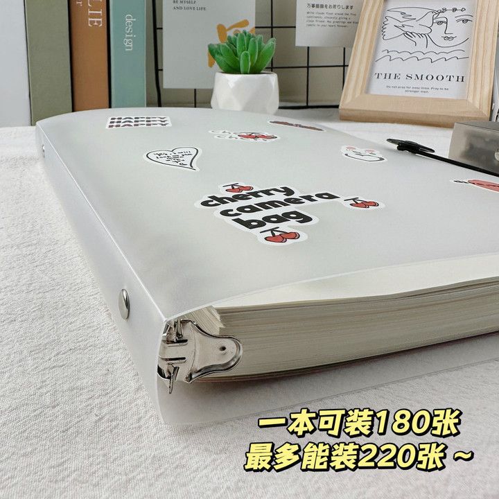pp不硌手外壳活页本可拆卸a4笔记本本子b5简约记事本a5活页手帐本|undefined