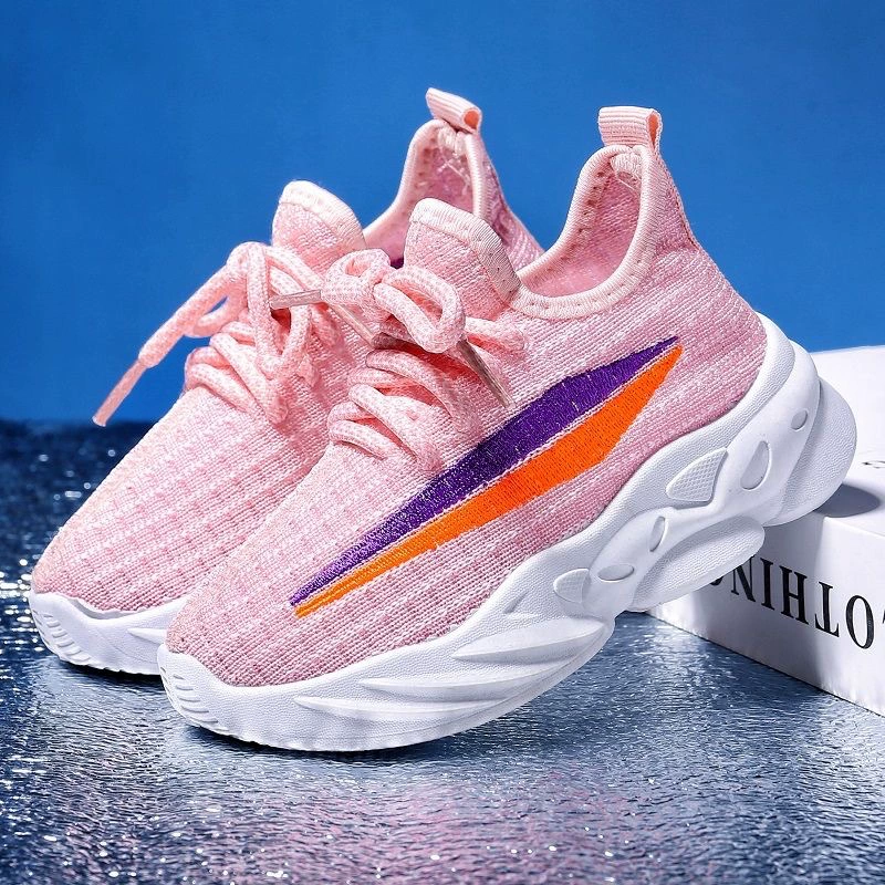 Обувь для учеников, детская обувь, детская летняя сетчатая обувь, детская сетчатая дышащая обувь, без шнуровки, износостойкая мягкая подошва, с мягкой поверхностью