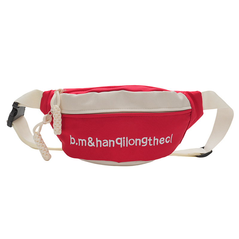 Bolso de pecho de mensajero de moda Mochila de ciclismo en bicicleta de motocicleta Bolso pequeño con letras Bolso bandolera deportivo para correr para hombres y mujeres