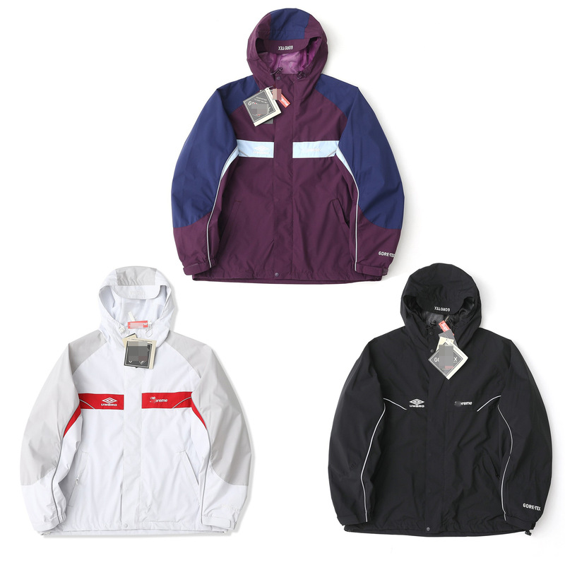 Cross-border foreign trade new sup Inbao co-branded reflective strip color-blocked embroidered windbreaker jacket set