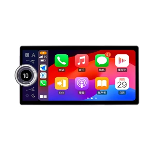 热销10.33英寸十核通用单旋钮无线Carplay安卓播放器车载导航一体
