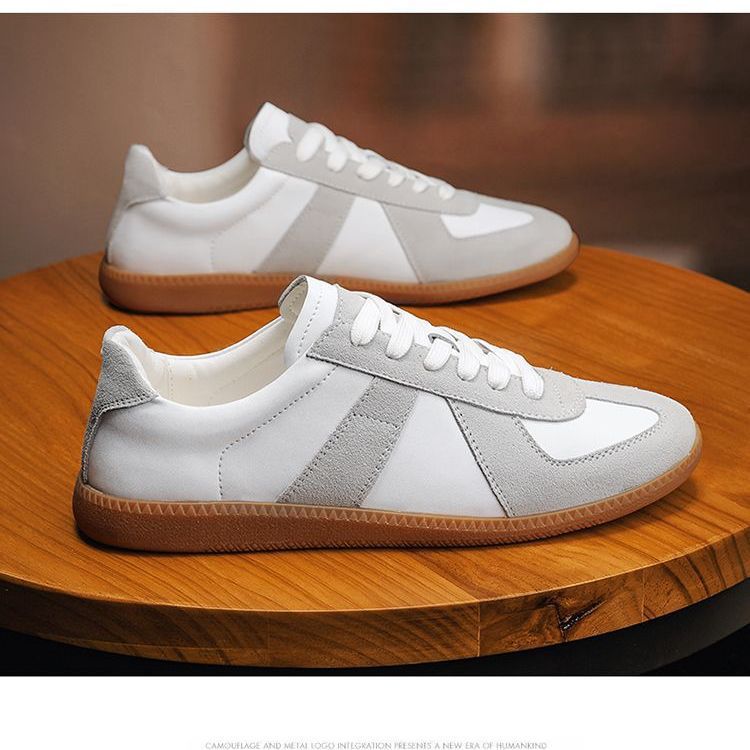 Zapatos de entrenamiento alemanes para mujer 2025 primavera nuevo estilo salvaje retro Forrest Gump zapatos deportivos de suela gruesa zapatos blancos casuales zapatos de deporte zapatos de hombre