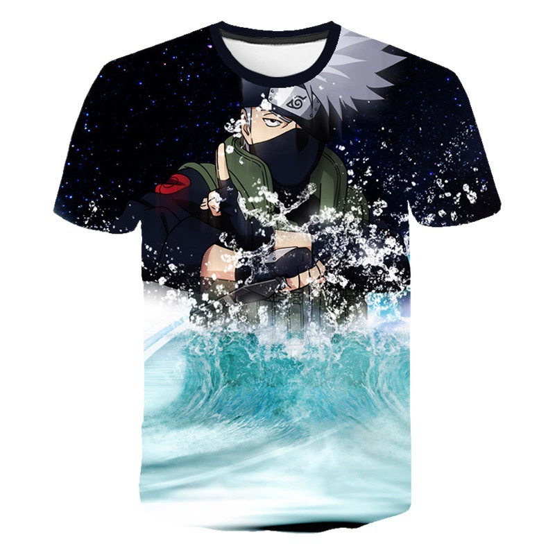 2023 новая детская одежда футболка с короткими рукавами для мальчиков и девочек, студентов, подростков, 3D-цифровая печать, мультяшный узор