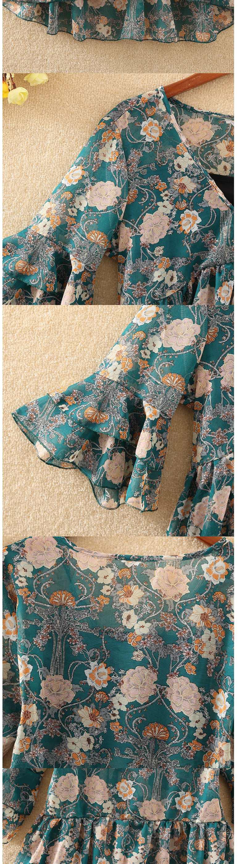 Chiffon Blouse Floral Print