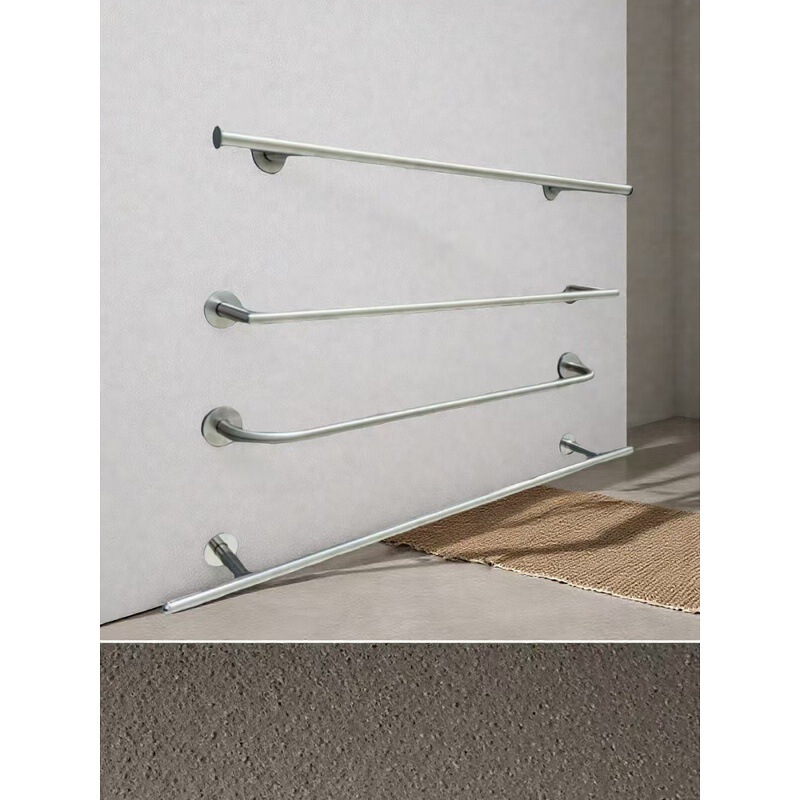 Clothing Store Stainless Steel Wall-Mounted Display Rack Silver Thickened Simple Display Shelf Wall-Mounted Hanging Rod Clothing Store Stainless Steel Wall-Mounted Display Rack Silver Thickened Simple Display Shelf Wall-Mounted Hanging Rod