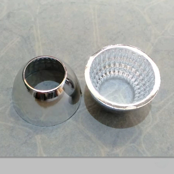 Retroreflective plastic tea cup, high power