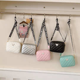 包包2026ladies bag时尚小包批发悠闲简约菱格绣花相机包一件代发