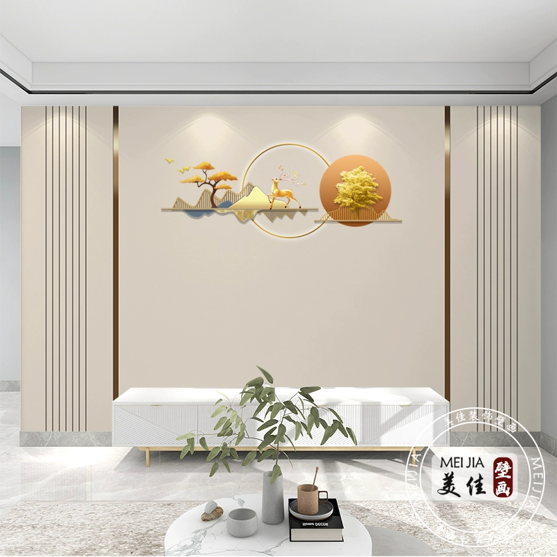 Wall wallpaper (1 m²) seamless luxury line grille, multiple substrates and embossed finishes