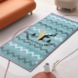 Cloud Blanket Velvet Thickeneded Mattress Soft Pad Warm Pad Pad Mattress Student Dormitory Single Bed Cover Quilted Non-Slip Bed Blanket
