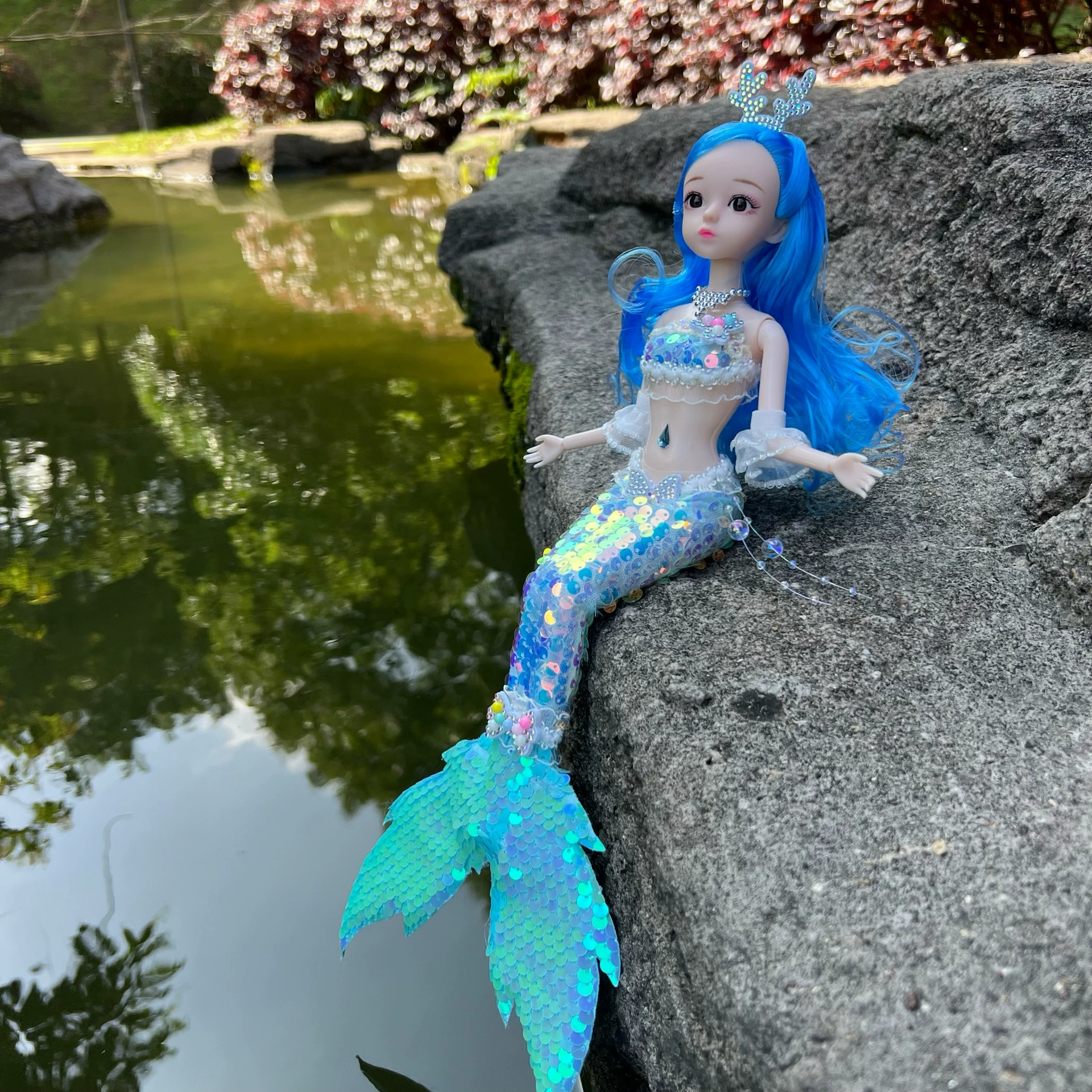 Doll, children's toy, 12 inch, mermaid, Birthday gift