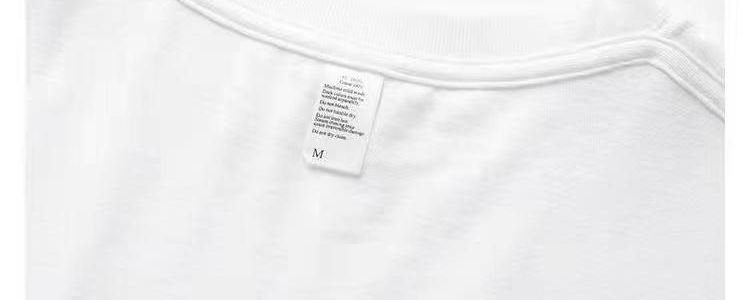 T-shirt à manches mi-longues pour hommes, marque de mode américaine, ample, polyvalent, en pur coton, haut de gamme, nouvelle collection été_voghion.com