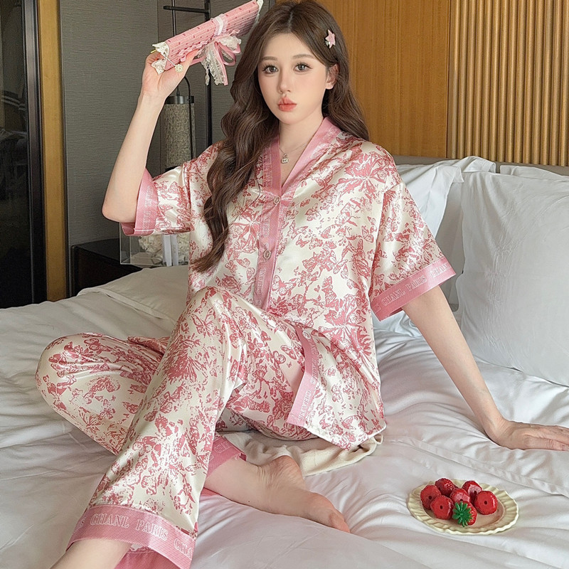 974# 짧고 긴 전체 인쇄 핑크 나비