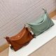 High Quality New Beaded Mini Cowhide Dumpling Bag Women's Hobo Genuine Leather Armpit Bag Beaded Single Shoulder Crossbody Bag
