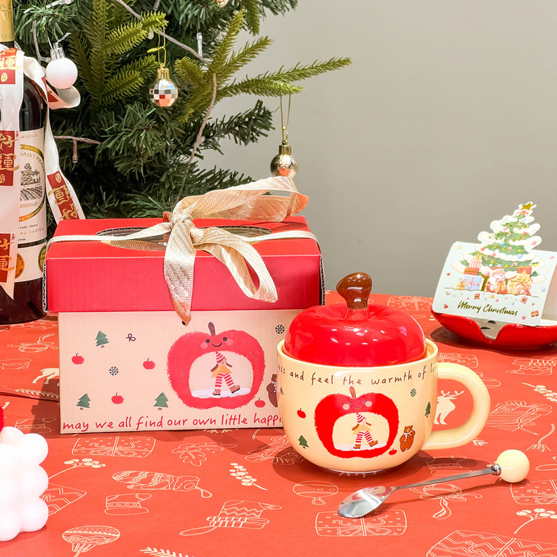 Ceramic Mug Souvenir Company Practical Gifts Event Annual Meeting Customer Gifts Custom Logo Gift Box Light Luxury