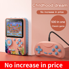 G5掌上游戏机500合1经典双打复古玩具儿童怀旧跨境双人掌机批发