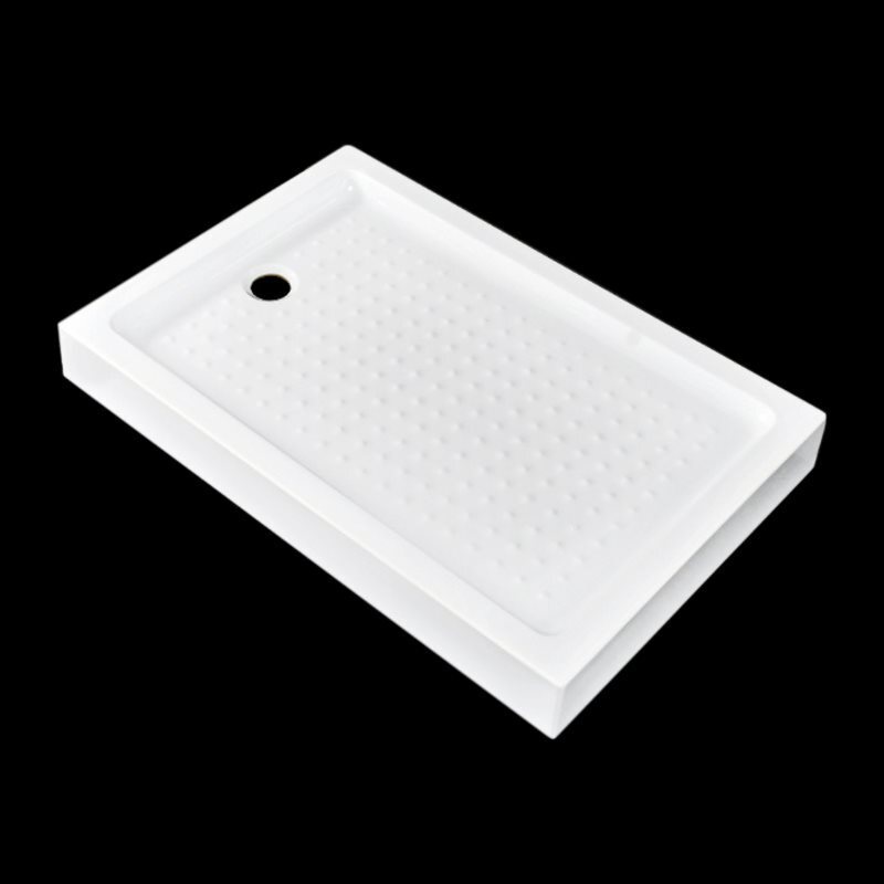 Shower Room Base Acrylic Thickeneded Basin Rectangular Bathroom Waterproof Chassis Bathroom Bottom Support Non-Slip and Wear-Resistant