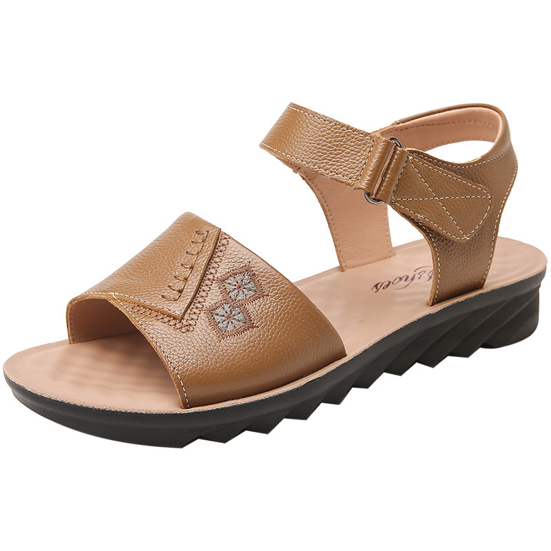 C4713 1120K GIÀY DÉP SANDAL NỮ RUITDT BIG SIZE NGOẠI CỠ ĐẾ MỀM MÙA HÈ TRUNG NIÊN MA SÁT CHỐNG TRƯỢT GIÀY DÉP NỮ DA BÒ G04 SẢN PHẨM MỚI