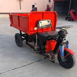 小型8马力柴油三轮车图片  矿用电动后翻斗自卸车