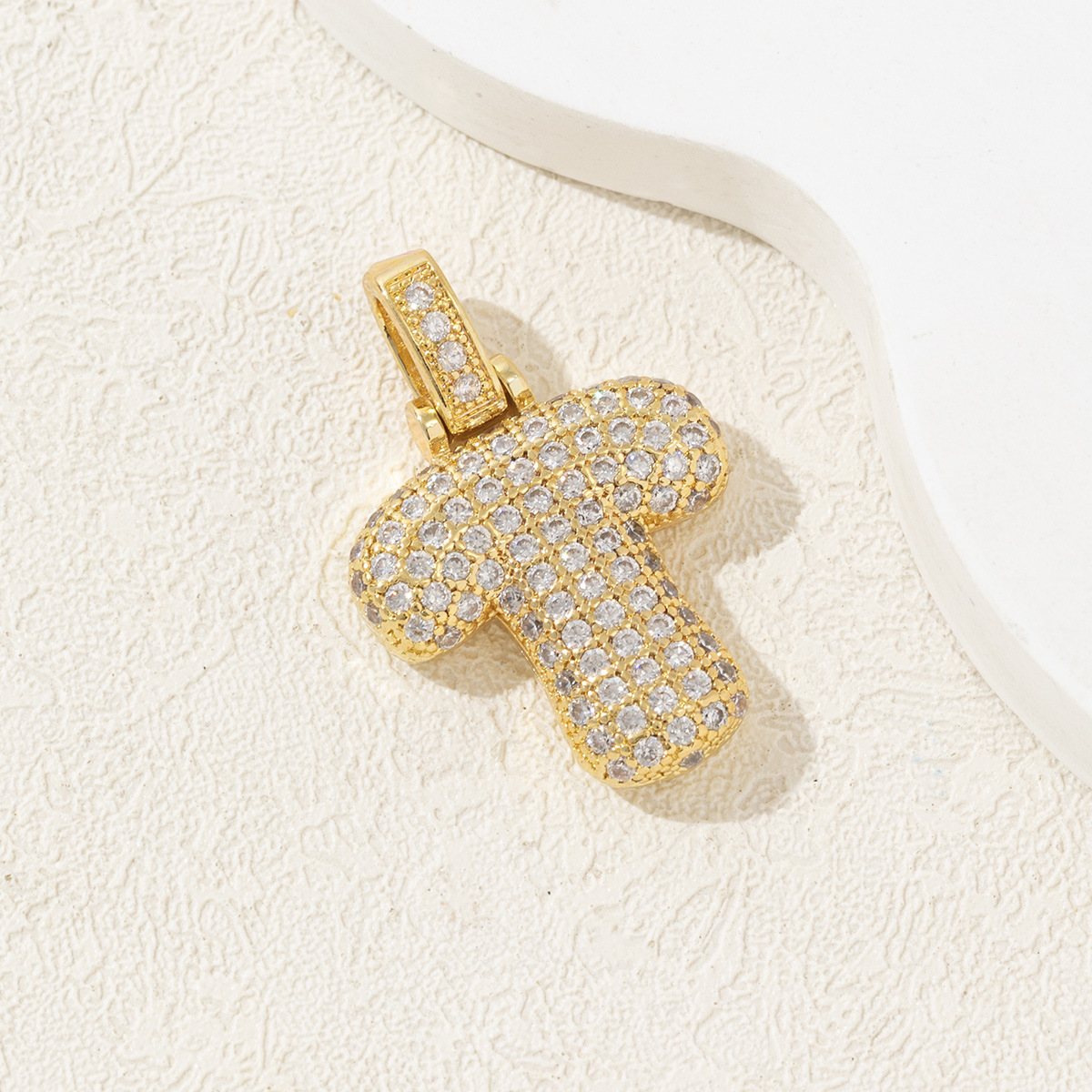 1 Piece Copper Letter Polished Pendant display picture 23