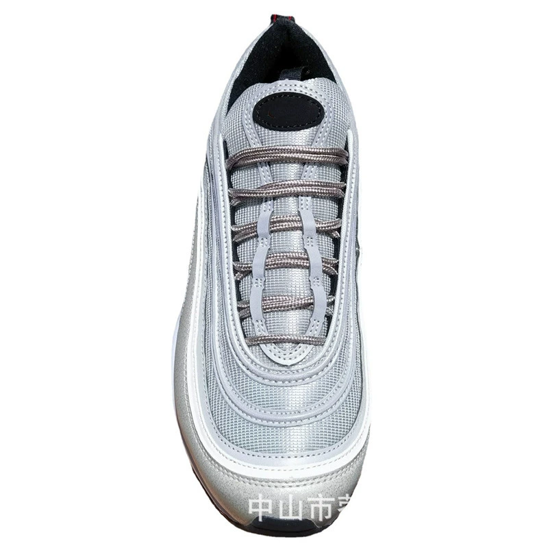 AIR MAX 97 Серебро Золото Putian обувь, ретро низкие повседневные беговые кроссовки для мужчин и женщин