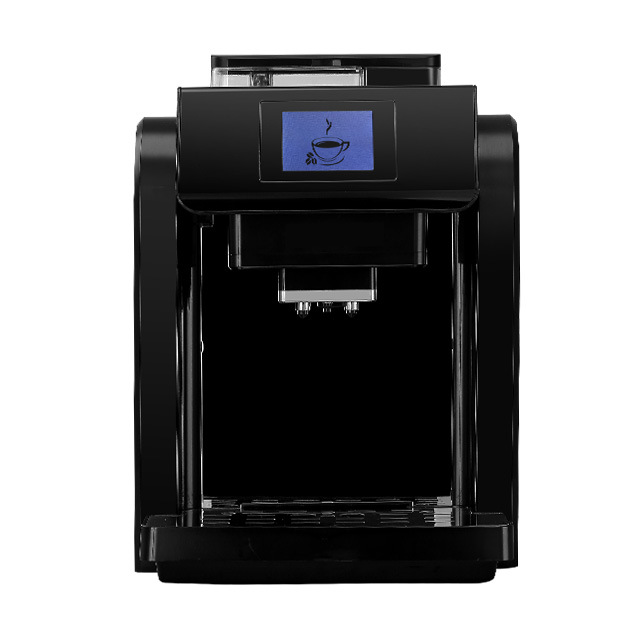 Máquina de café de autoservicio comercial recién molida de escritorio con una tecla recién molida con un sabor suave Máquina de café recién molida de escritorio