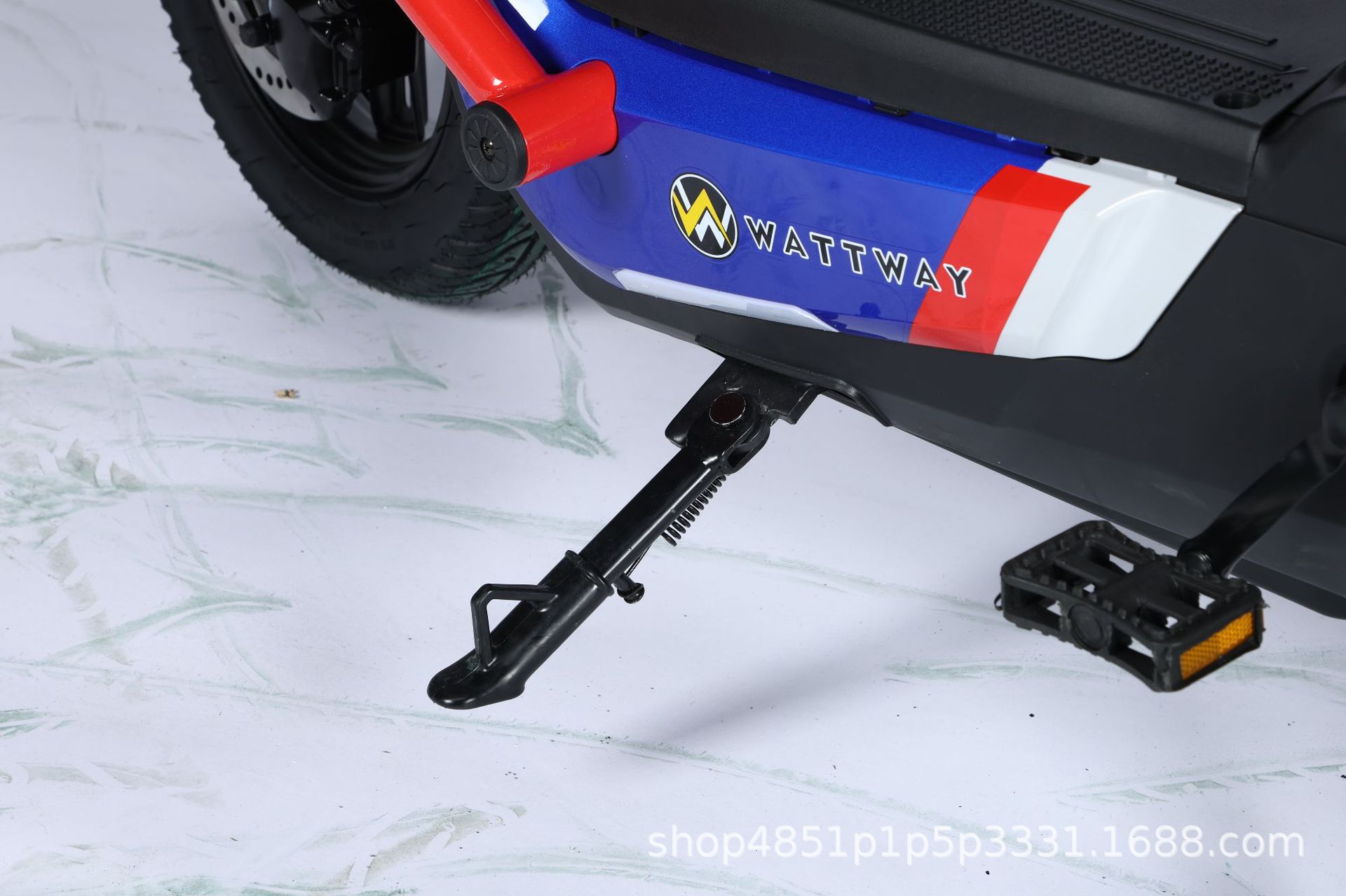 New Foreign Trade Model: Wolf Warrior Electric Motorcycle, Adult Two-Seater Electric Scooter, Exclusively for Export, Factory Wholesale
