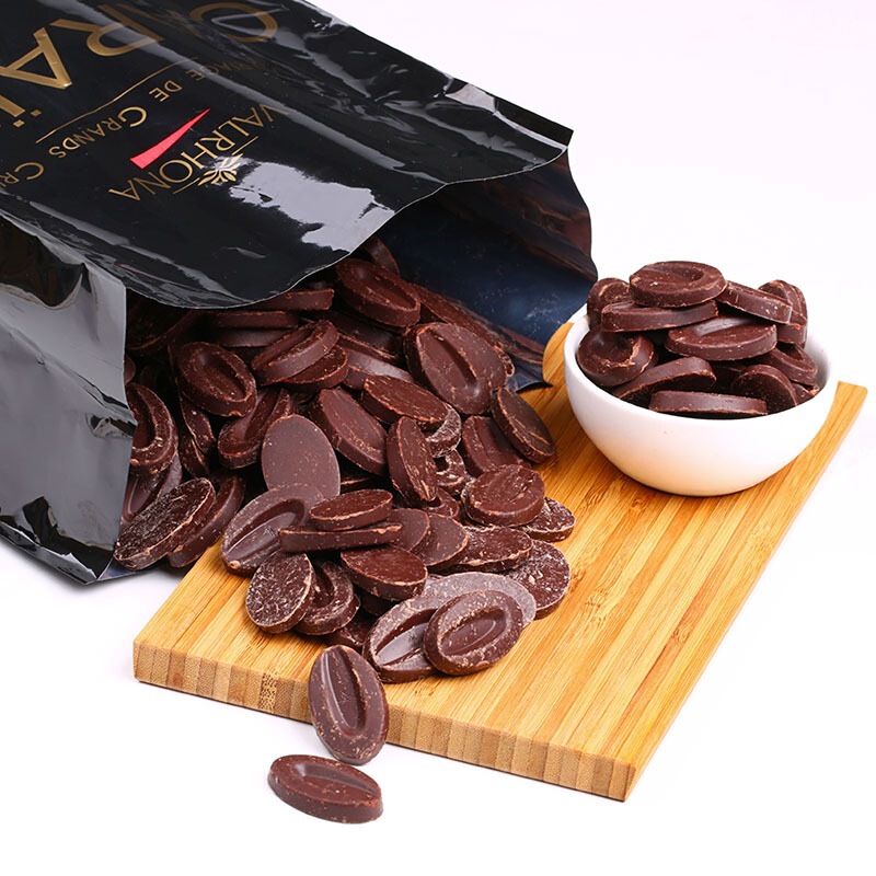 包邮法芙娜33% 35% 40%牛奶62% 66% 70% 黑白巧克力币烘焙100g|undefined