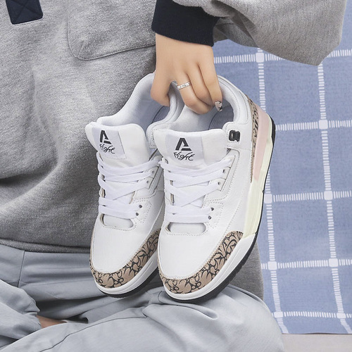 Couple versatile fashionable sports air cushion shoes niche national trend Hong Kong style casual running shoes, super hot men and women student shoes