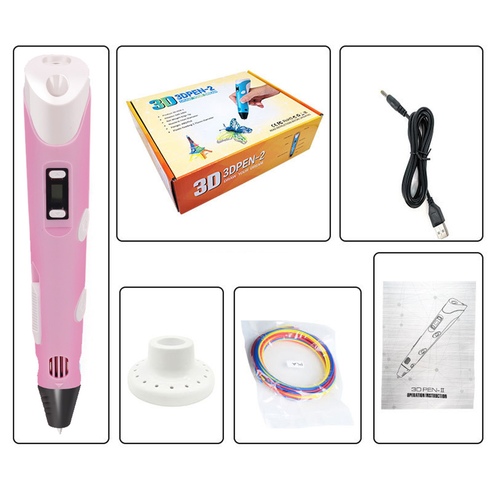 [핑크] 펜홀더 포함/원형 3m개 포함 와이어