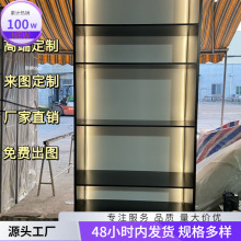 嵌入式酒柜多层一体不锈钢客厅轻奢金属柜展示柜网红物柜高端