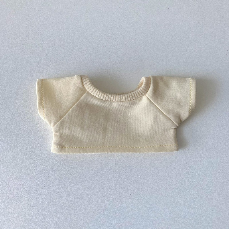 卸売ベビー服 10 センチメートル 15 センチメートル 20 センチメートル綿人形 Tシャツ半袖 Labubu ベビー服はロゴパターンを追加することができます|undefined