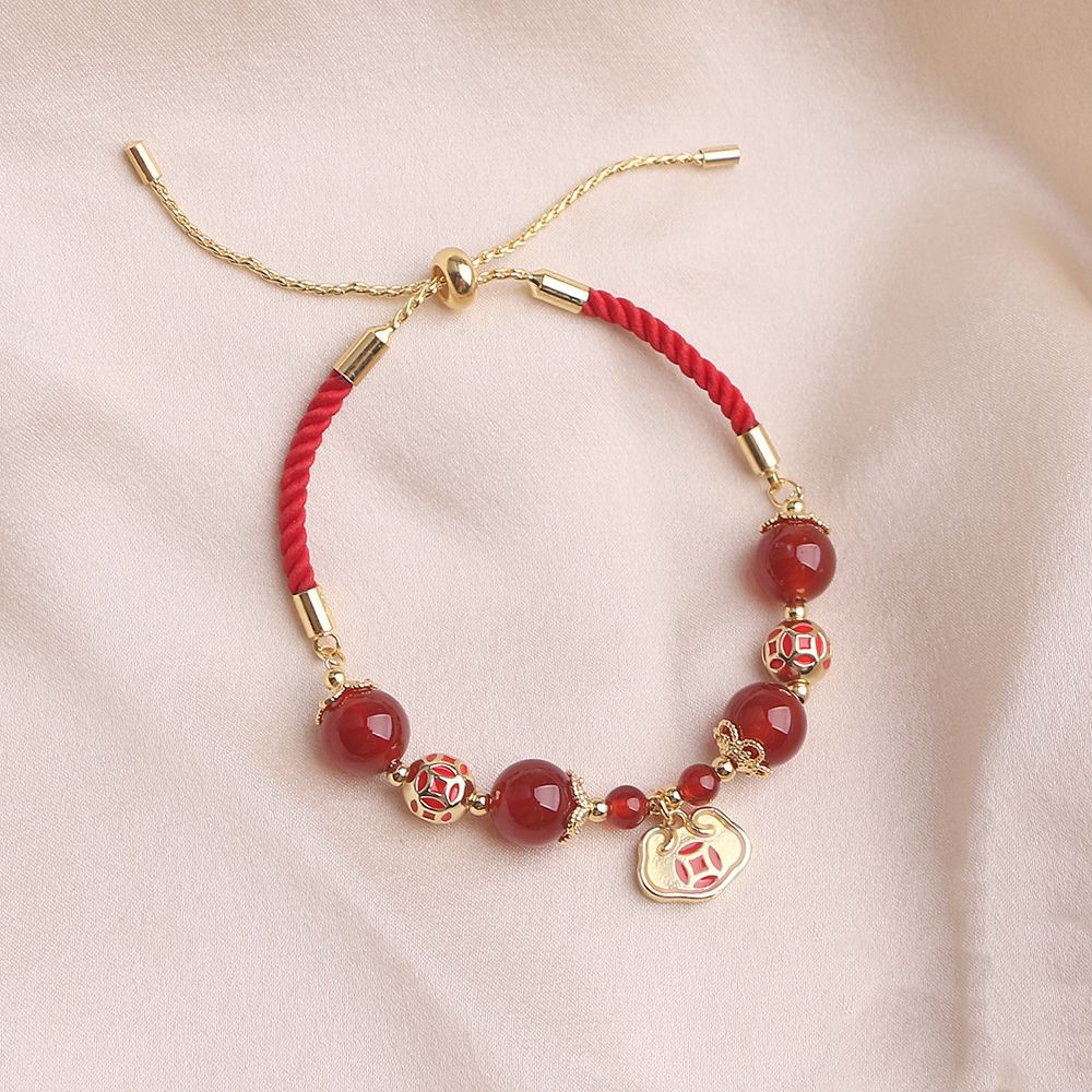 2026 Year Of The Horse Zodiac Year Red String Bracelet For Women Handmade Woven Bracelet Friendship Red Braided Rope Bracelet Jewelry