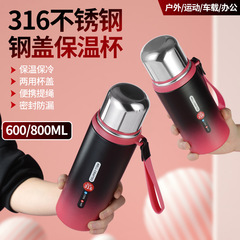 廠家直供316不鏽鋼保溫杯高顏值男女大容量戶外便攜車載水杯批發