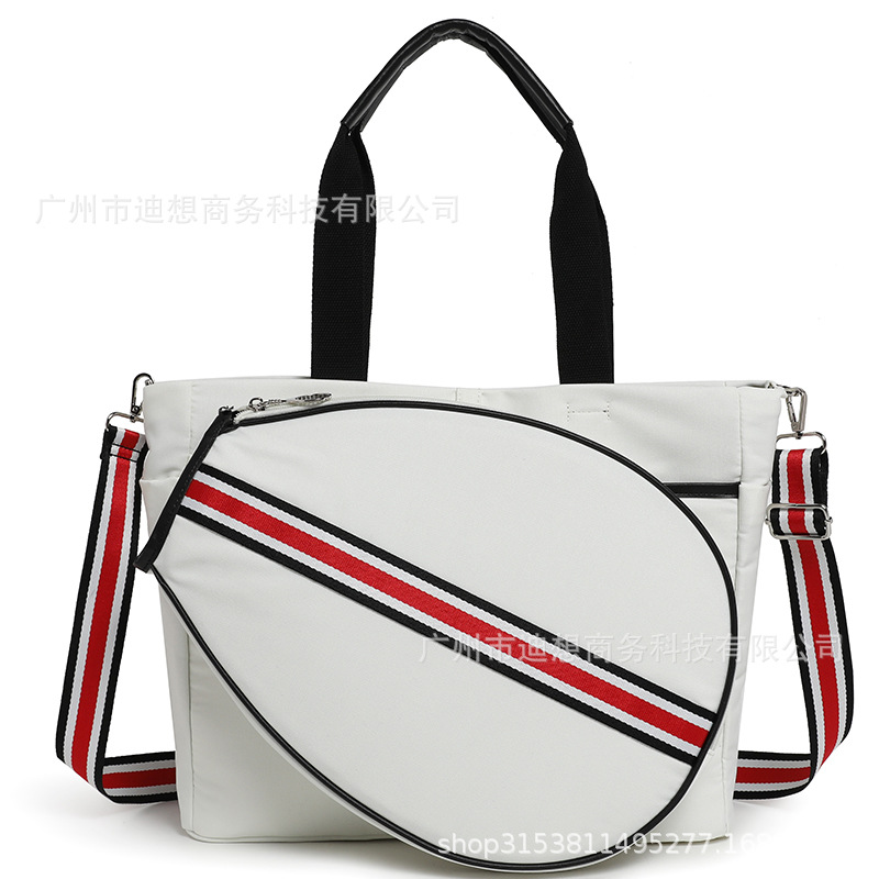Nuevo bolso de raqueta de tenis de deportes al aire libre de bádminton impermeable de gran capacidad, almacenamiento de raqueta, mochila individual, bolso de mensajero portátil image 5