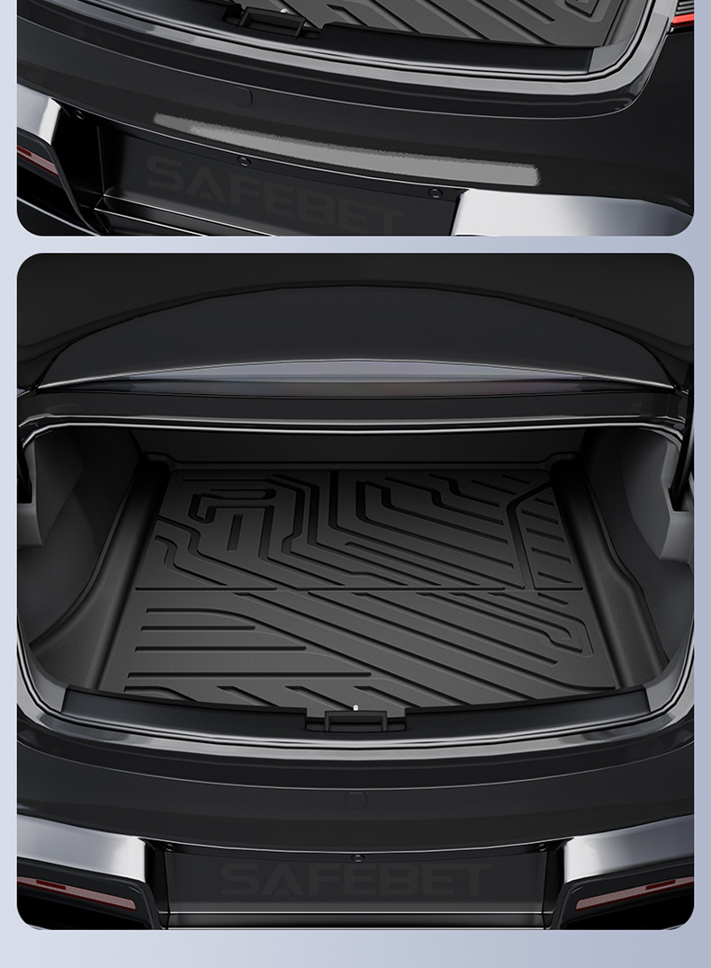 Suitable for Xiaomi Su7 Su7 Ultra Yu7 Special All-Weather Tpe Car Trunk Mat Car Accessories