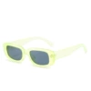 Fluorescent green frame gray film