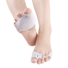 3-hole foot pad, toe out flip toe separator, toe separator, forefoot care pad