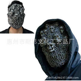 万圣节面具蒸汽骷髅头朋克面具 末日面具 亚马逊独立站新品面具