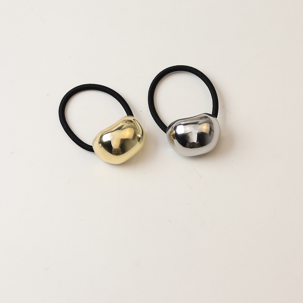 11g Weight Hair Tie Hair Accessories Type 1 Piece Quantity Holiday, Daily Occasion Alloy Material Color Block Pattern Women's Gender Simple Style Style Women's Simple Style Color Block Alloy Hair Tie 7