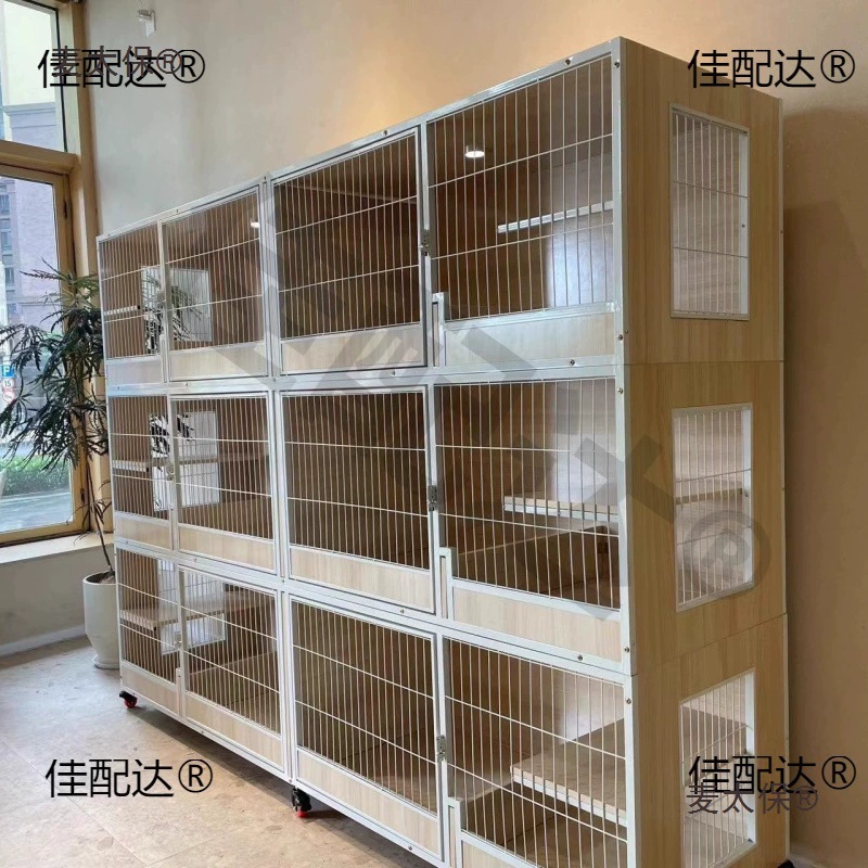 Клетка для кошек, клетка для разведения, трехслойная клетка для зоомагазина, клетка для кошек из цельного дерева, свободное пространство, домашний двухэтажный шкаф для кошек, кошка Metabo
