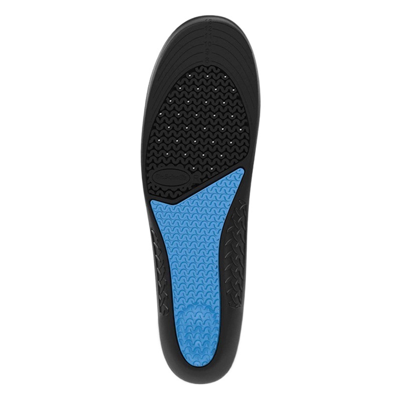 Masaje de pies plantilla cómoda anti-dolor absorción de choque transpirable desodorante absorbente de sudor deportes plantilla pu gel plantilla avanzada