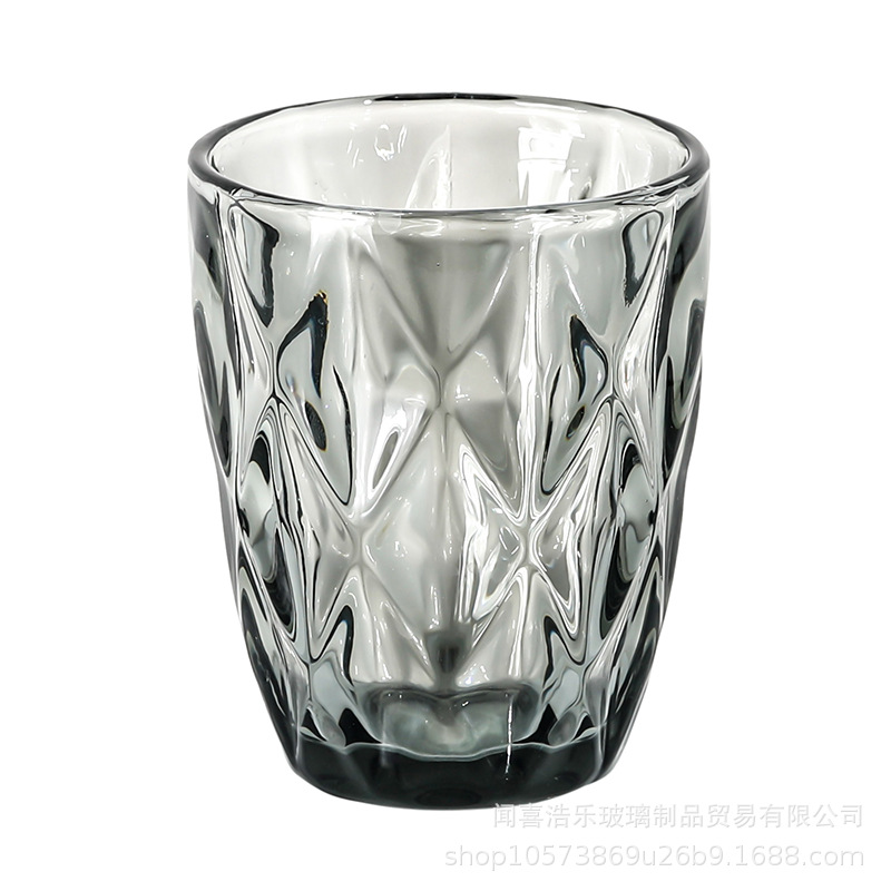 Color para el hogar del hotel en forma de diamante al por mayor color primario taza de agua gruesa taza de enjuague bucal del hotel taza de jugo taza de cepillo de dientes taza de cerveza