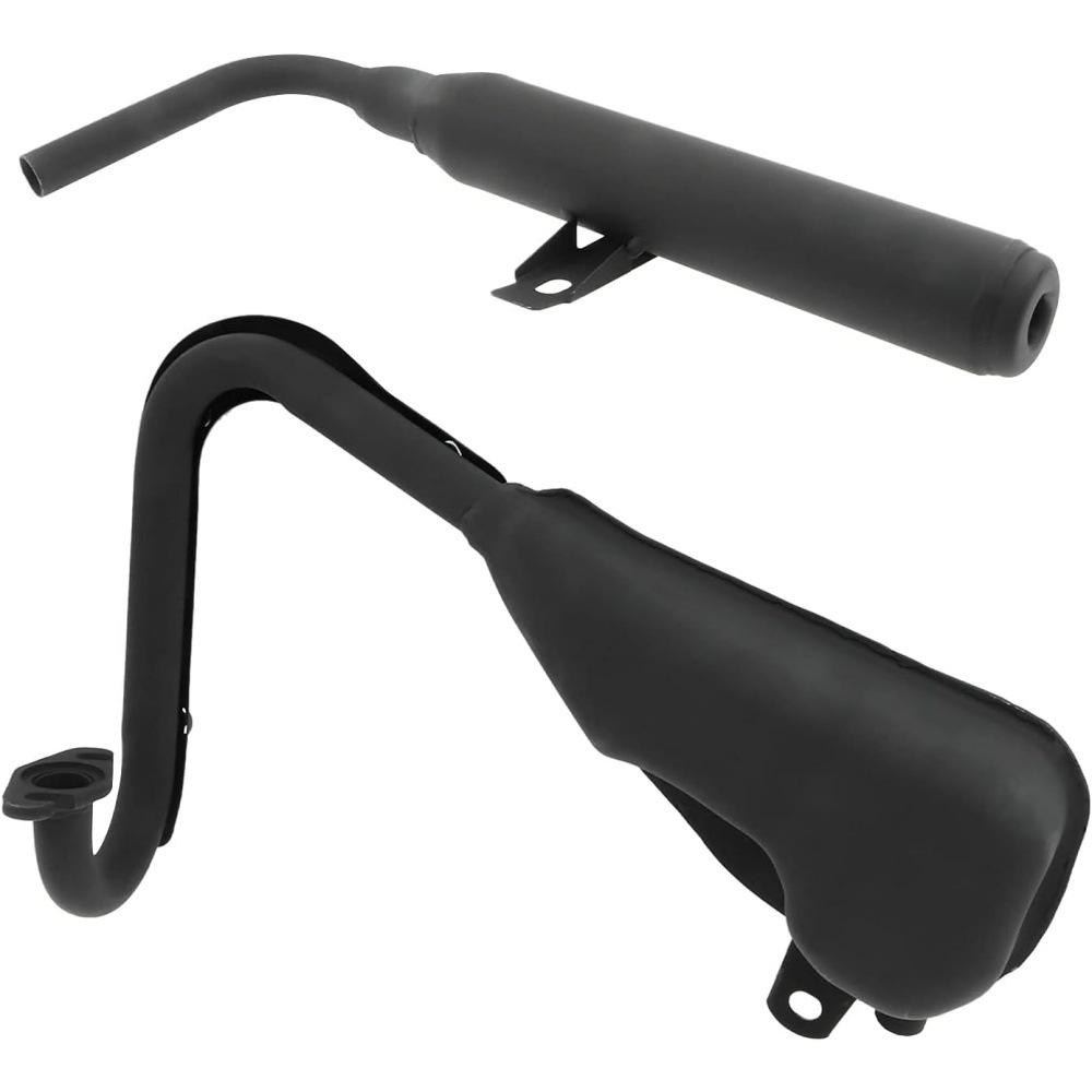 Children's Off-Road Motorcycle Exhaust System Exhaust Pipe/Muffler Kit Assembly Suitable for Yamaha Pw50/Py50