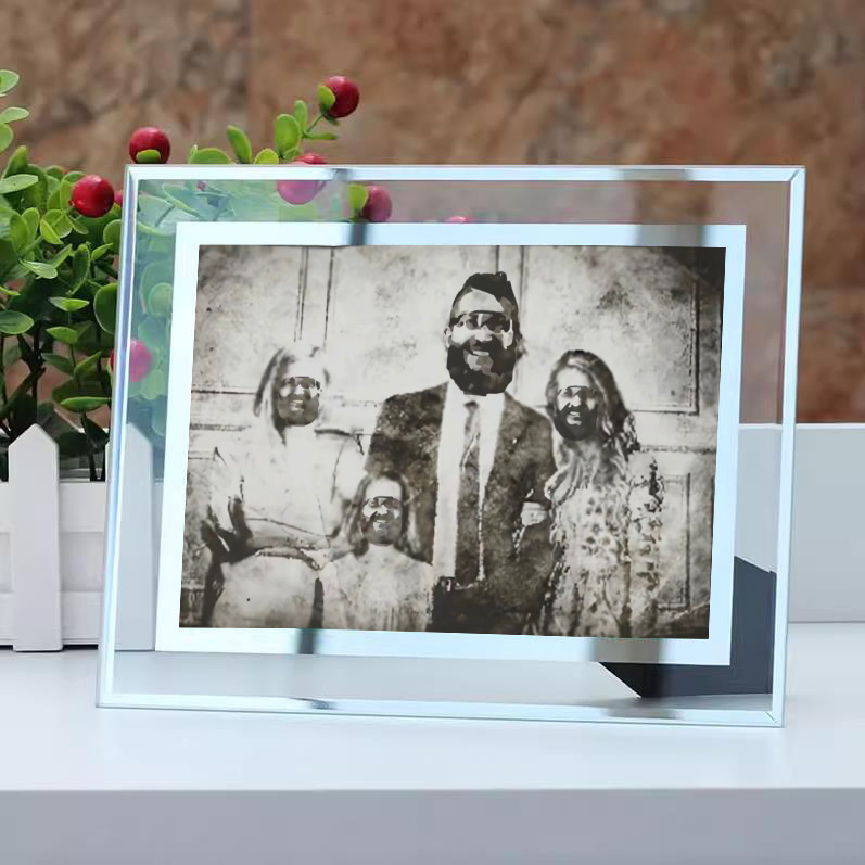 Delta Operation Uluru Bridge Blockade Family Portrait Peripheral Ornaments Crystal Glass Photo Frame Desktop Stand