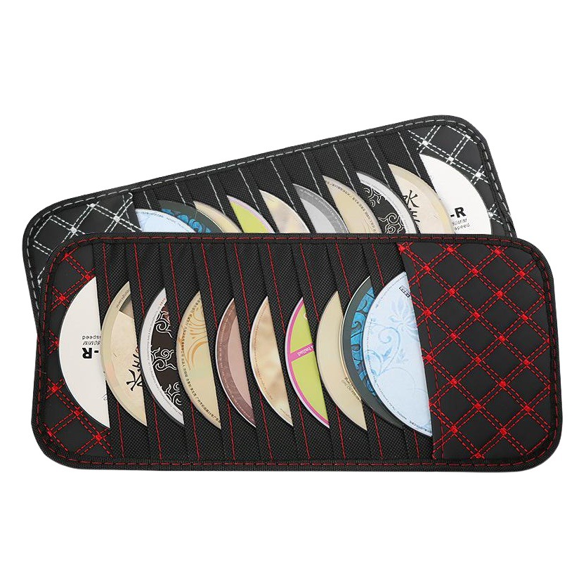 Car sunshade storage clip red wine CD plate disc storage cover multifunctional car sunshade car supplies