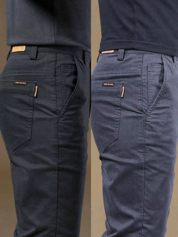 Foreign Trade Wholesale Japanese and Korean High-End Casual Pants for Men, Autumn New Straight Pants, Business Anti-Wrinkle Men's Long Pants