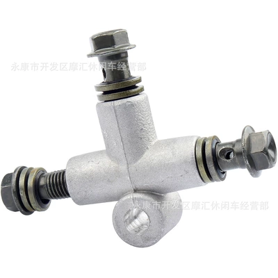 Off-Road Motorcycle Atv Four-Wheel Beach Vehicle Go-Kart Accessories Brake Oil Pipe Three-Way Fork Connector M10 (Other brake systems)