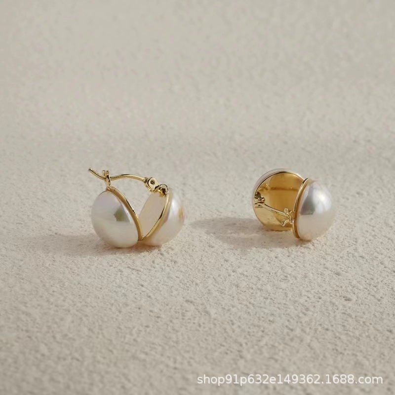 South Korean earrings pearl