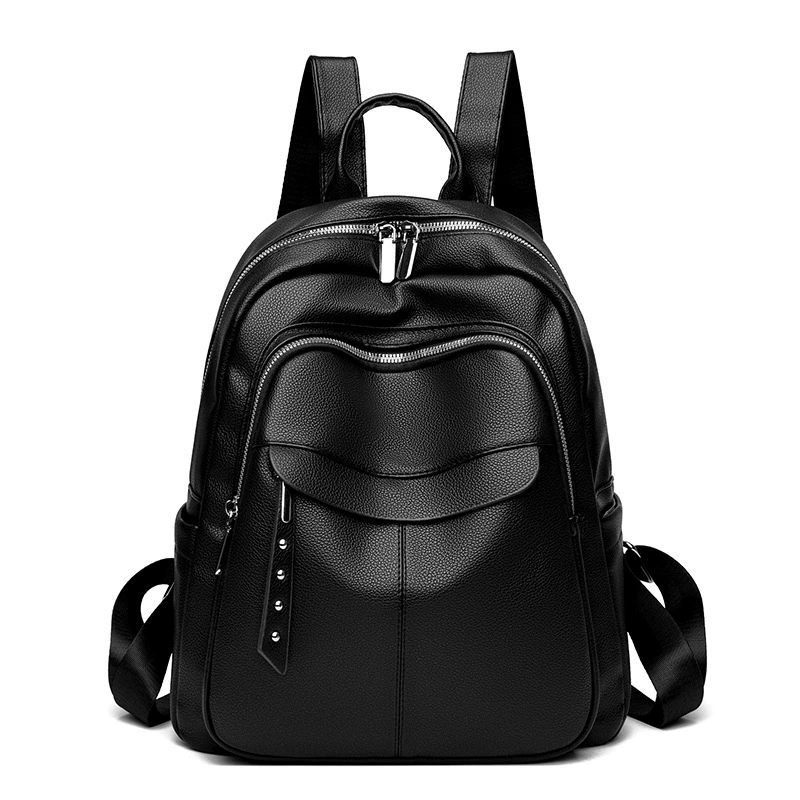 Backpack, school backpack for elementary students, 34×12×28 cm, laptop-friendly, simple elegant design